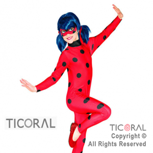 DISFRAZ LADYBUG NIA CAND TALLE 1 X 1